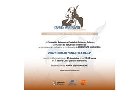 Tercera conferencia del ciclo dedicado a Carmen Martín Gaite