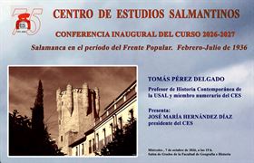 Conferencia inaugural del curso 2026-2027