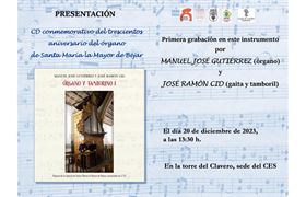 Presentación del disco-libro "Órgano y tamborino I"