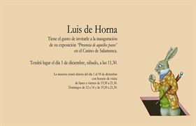 Exposición del pintor Luis de Horna