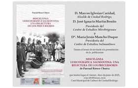 Presentación de la obra "Miscelánea lexicográfica salmantina: una relectura de los precursores"